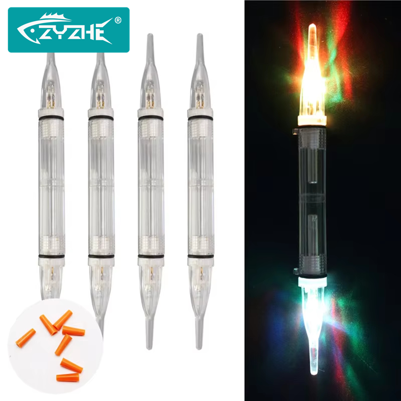 Fishing Boat Navigation Light - ZYZHE 4pcs Double Headed Fish Lure