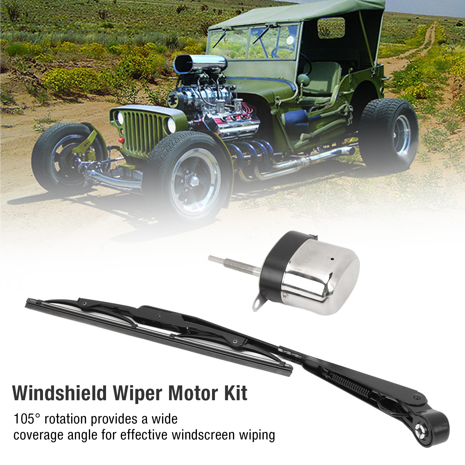 Electric Motor Windshield Wipe – Fishing Boat Trolling Motor recenzja i cena