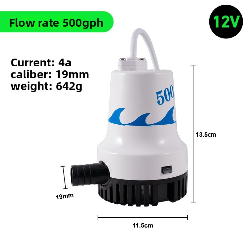 12V 24V Marine Bilge Pump, DC  – Fishing Boat Bilge Pump recenzja i cena