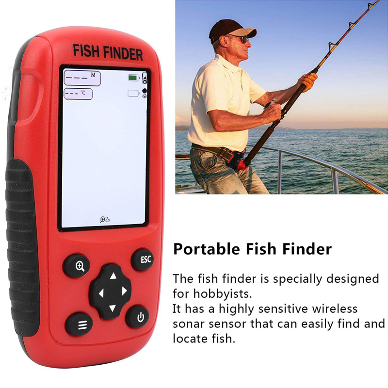 Fish finder wireless Wireless  – Fishing Boat Depth Finder recenzja i cena
