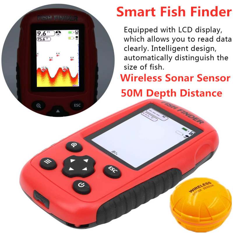 Fish finder wireless Wireless  – Fishing Boat Depth Finder recenzja i cena