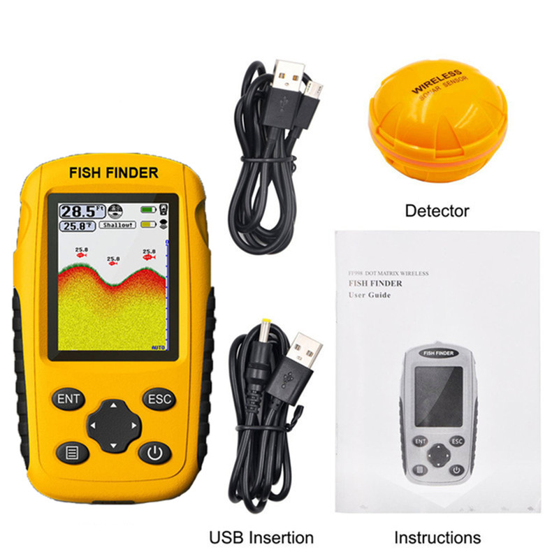 Fish finder wireless Wireless  – Fishing Boat Depth Finder recenzja i cena