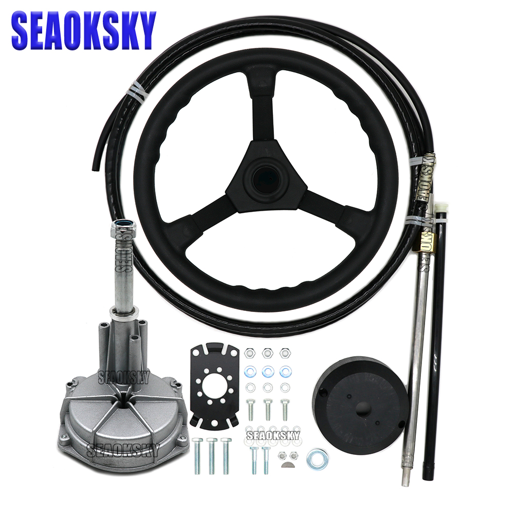 Outboard Boat Steering System  – Fishing Boat Steering Wheel recenzja i cena