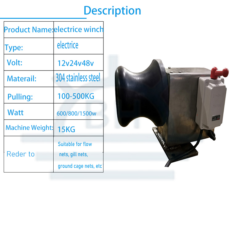 22V/380V electric anchor 500KG – Fishing Boat Anchor Winch recenzja i cena