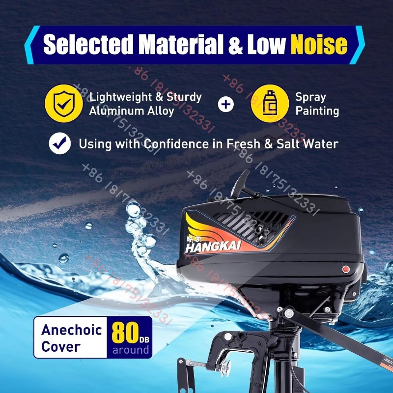 HANGKAI Outboard Motor, 3.6  2 – Fishing Boat Outboard Motor recenzja i cena