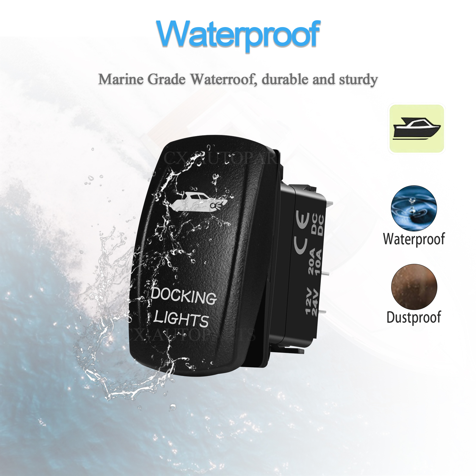 Marine Grade IP66 Rocker Switc – Fishing Boat Anchor recenzja i cena