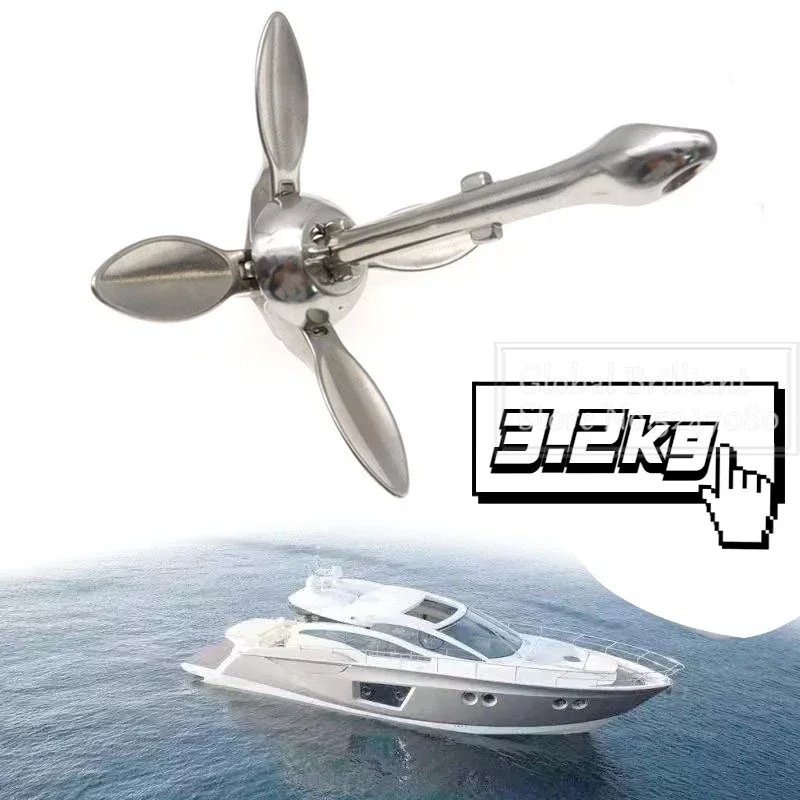 3.2KG/4KG Boat Stainless Steel – Fishing Boat Anchor recenzja i cena
