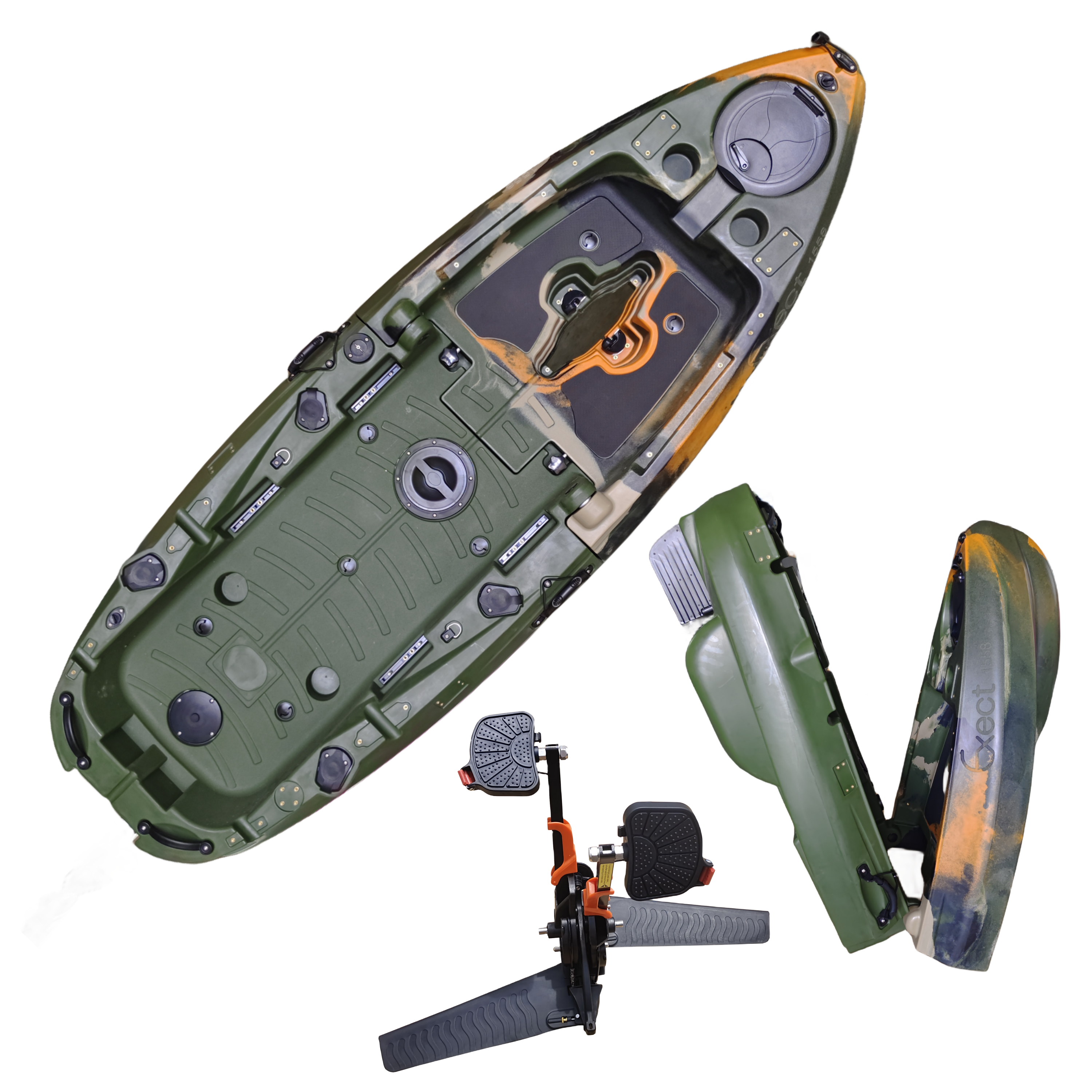 Plastic Kayak Pedal Kayak Fish – Fishing Boat Aluminum recenzja i cena