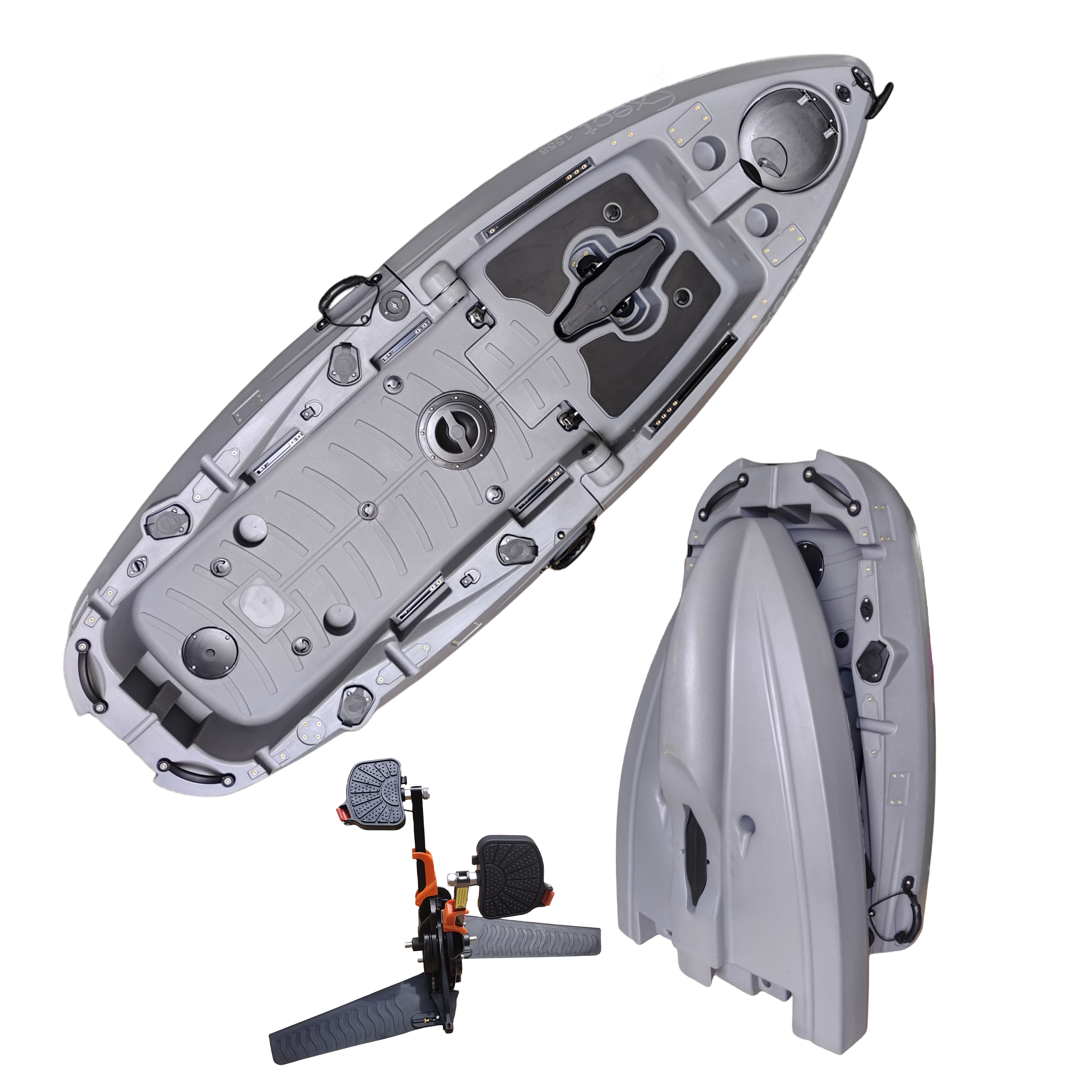 Plastic Kayak Pedal Kayak Fish – Fishing Boat Aluminum recenzja i cena