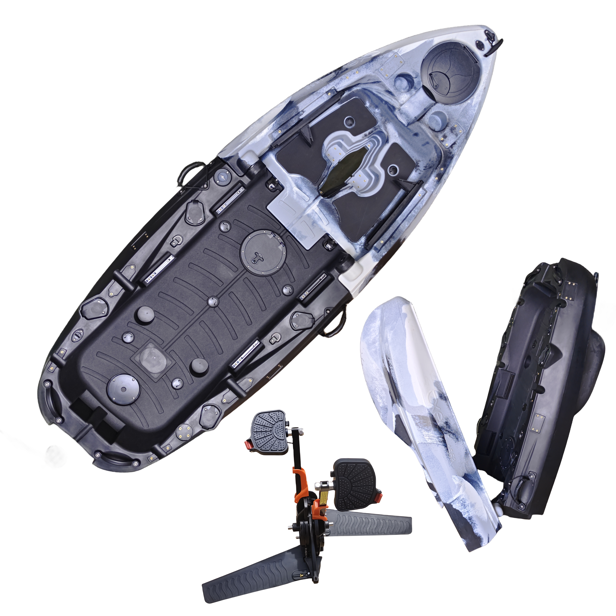 Plastic Kayak Pedal Kayak Fish – Fishing Boat Aluminum recenzja i cena
