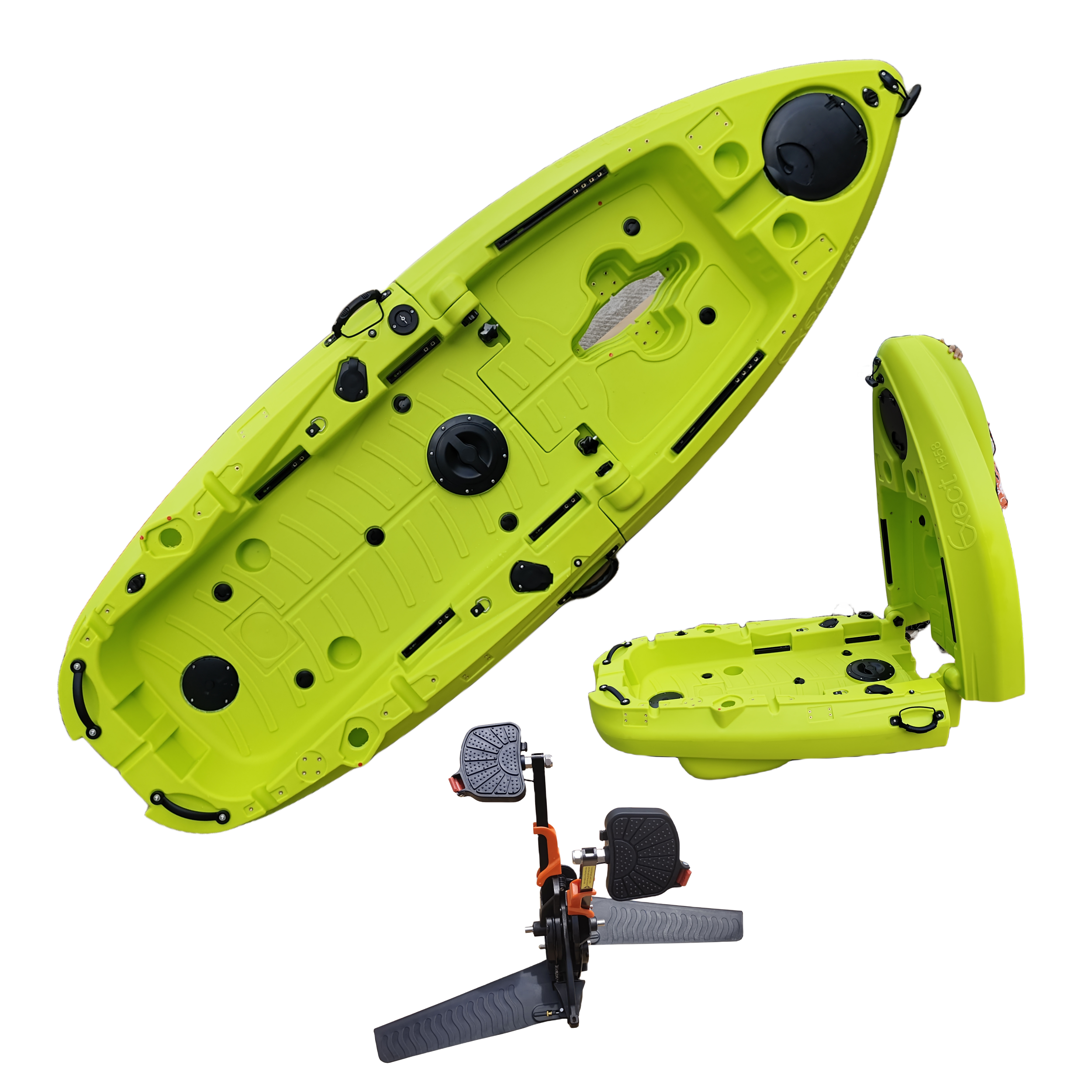 Plastic Kayak Pedal Kayak Fish – Fishing Boat Aluminum recenzja i cena