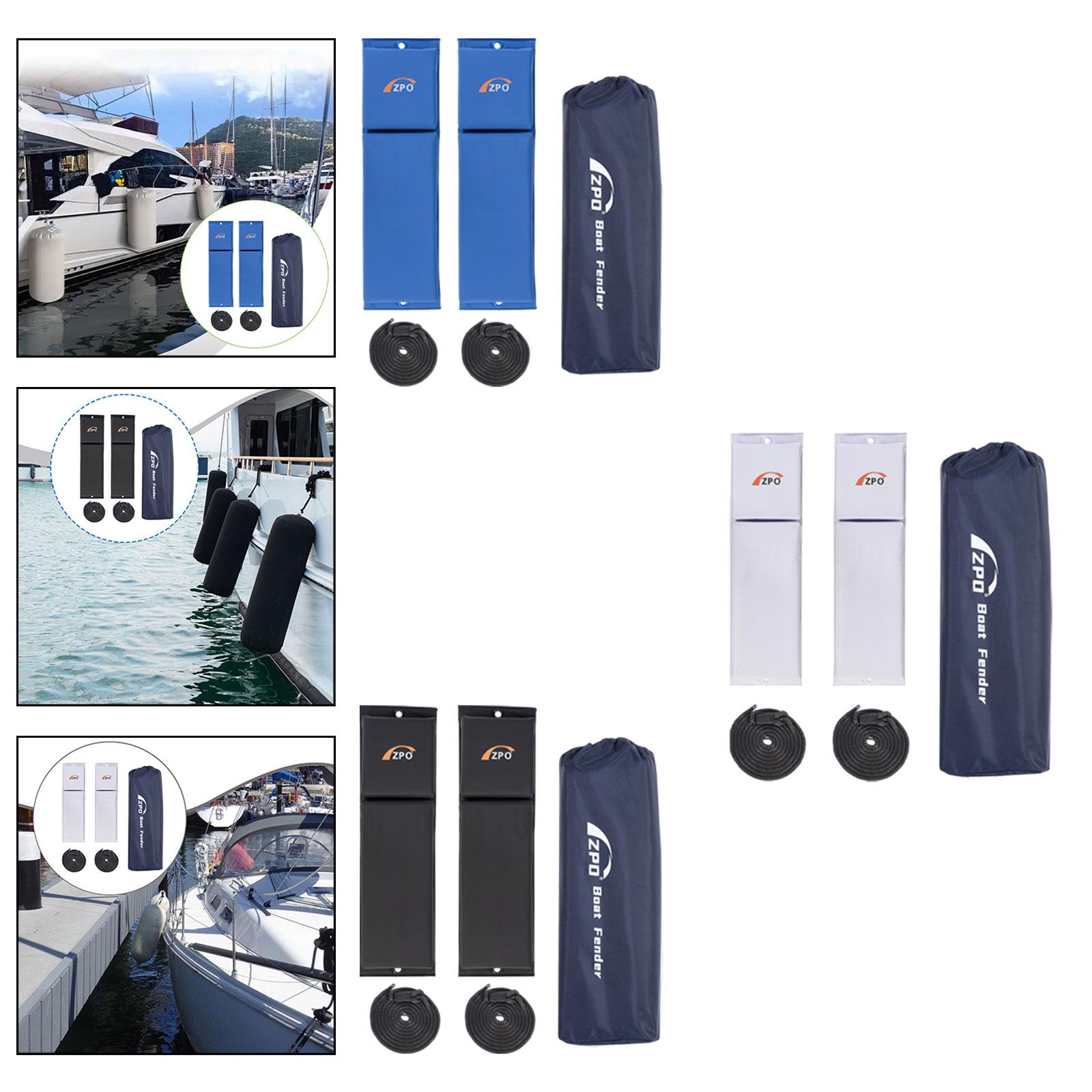 2Pcs Flat Boat Fender with Rop – Fishing Boat Paddle recenzja i cena