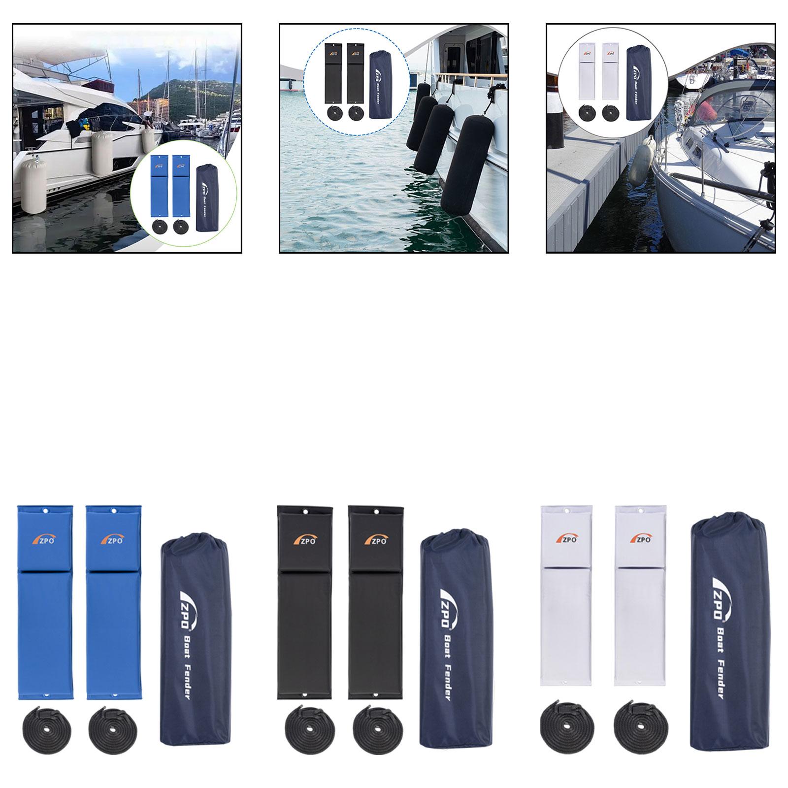 2Pcs Flat Boat Fender with Rop – Fishing Boat Paddle recenzja i cena