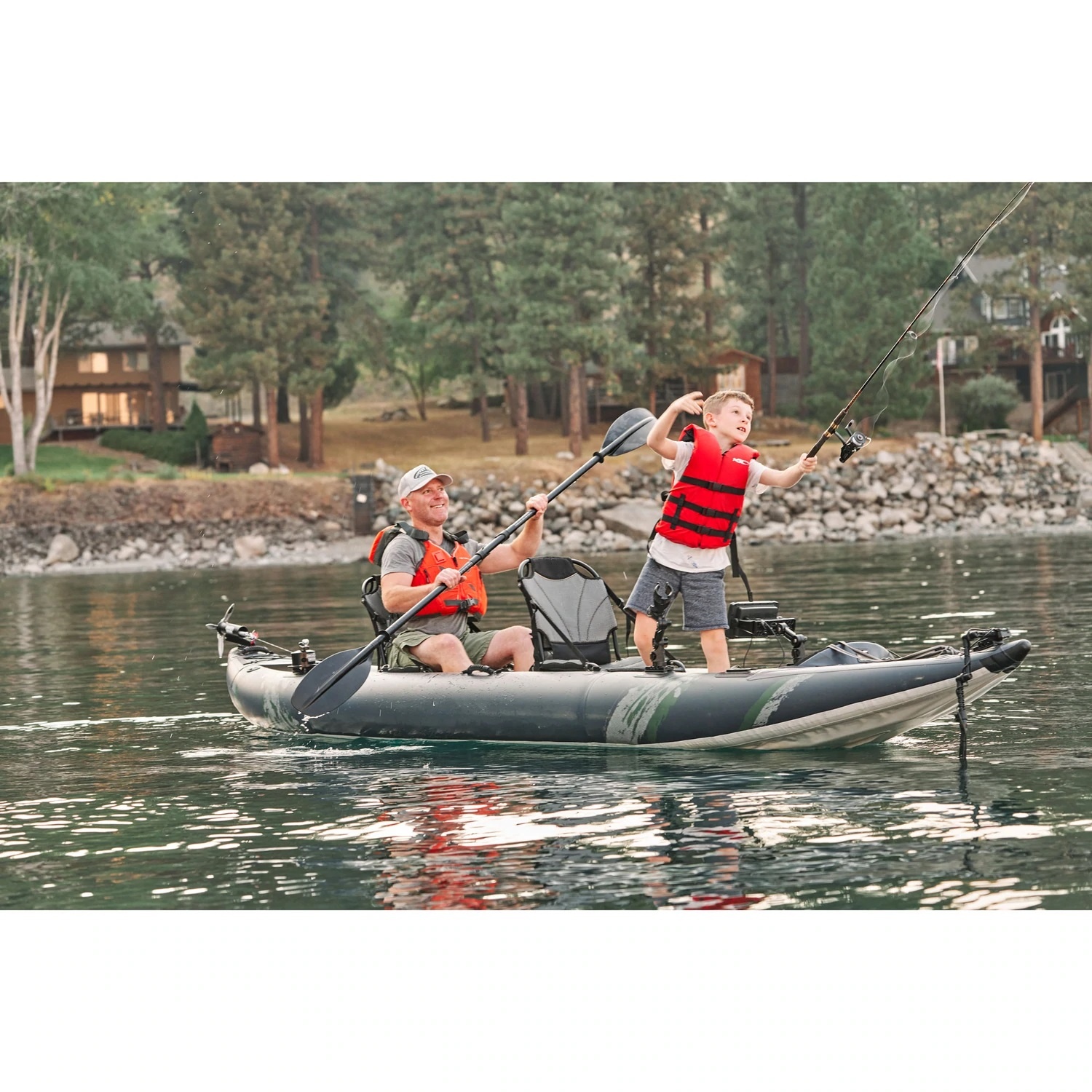 Airo Inflatable Fishing Kayak  – Fishing Boat Seat recenzja i cena