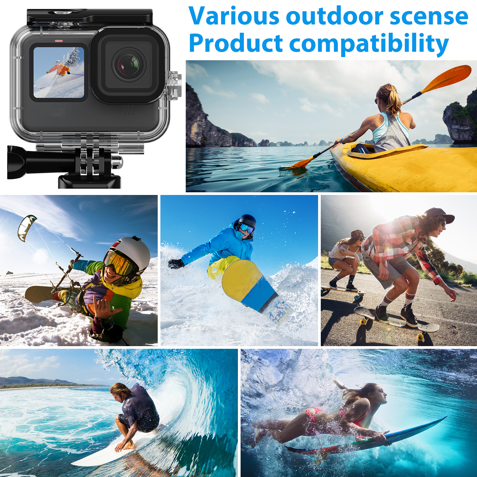 Action Camera Accessories For  – Fishing Boat Cover recenzja i cena