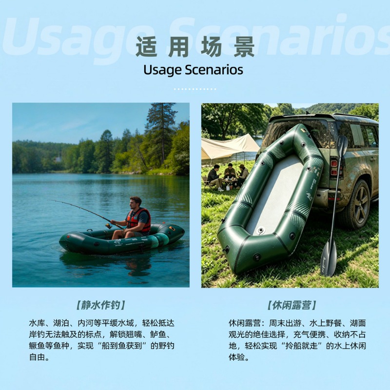 BLFst Fly Fishing Boat TPU Bac – Fishing Boat Inflatable recenzja i cena