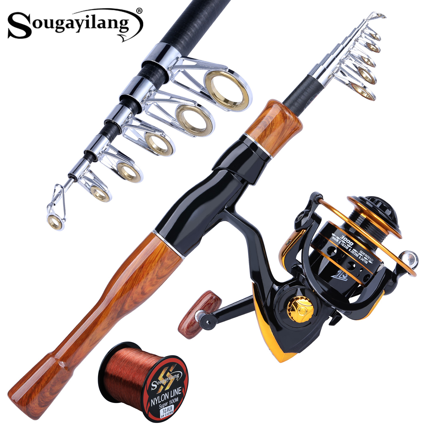 Sougayilang Fishing Rod Reel C – Fishing Boat Fiberglass recenzja i cena