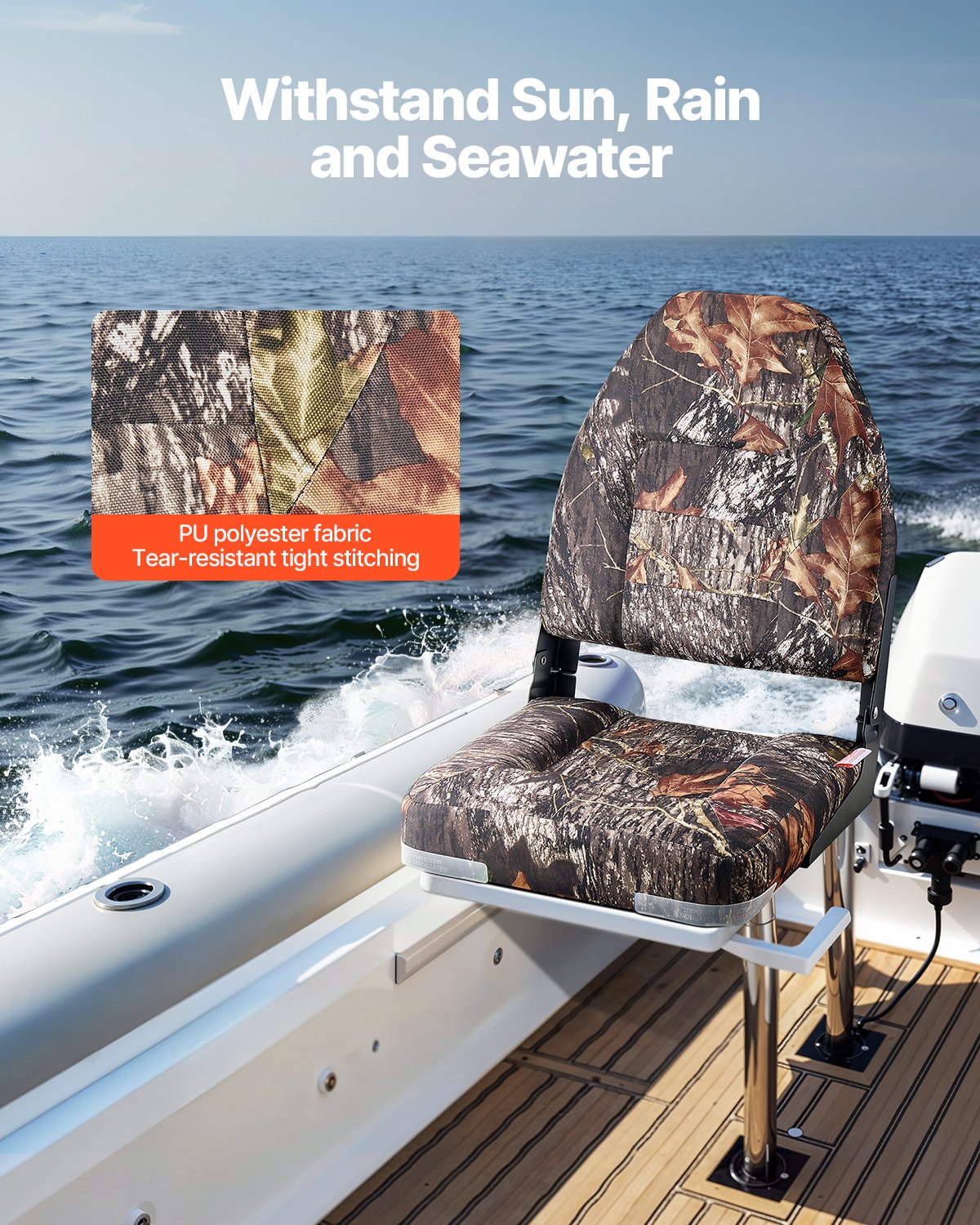 Boat Seat, High Backrest, Fold – Fishing Boat Aluminum recenzja i cena