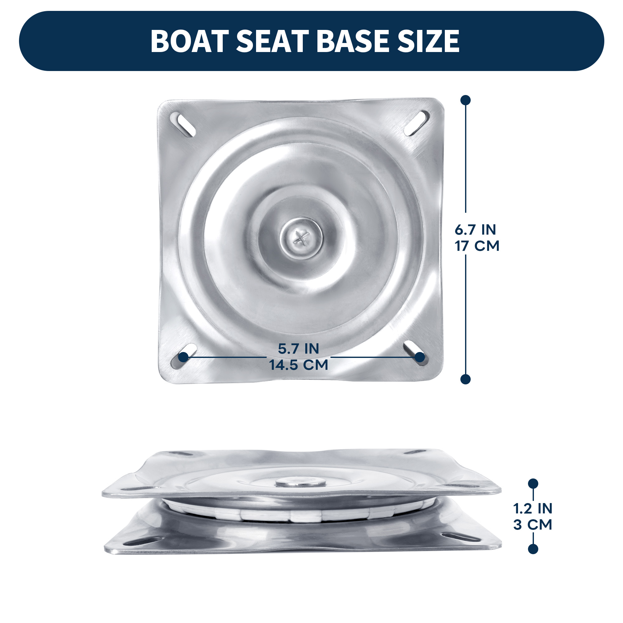 Boat Seat Swivel, 316 Stainles – Fishing Boat Seat recenzja i cena