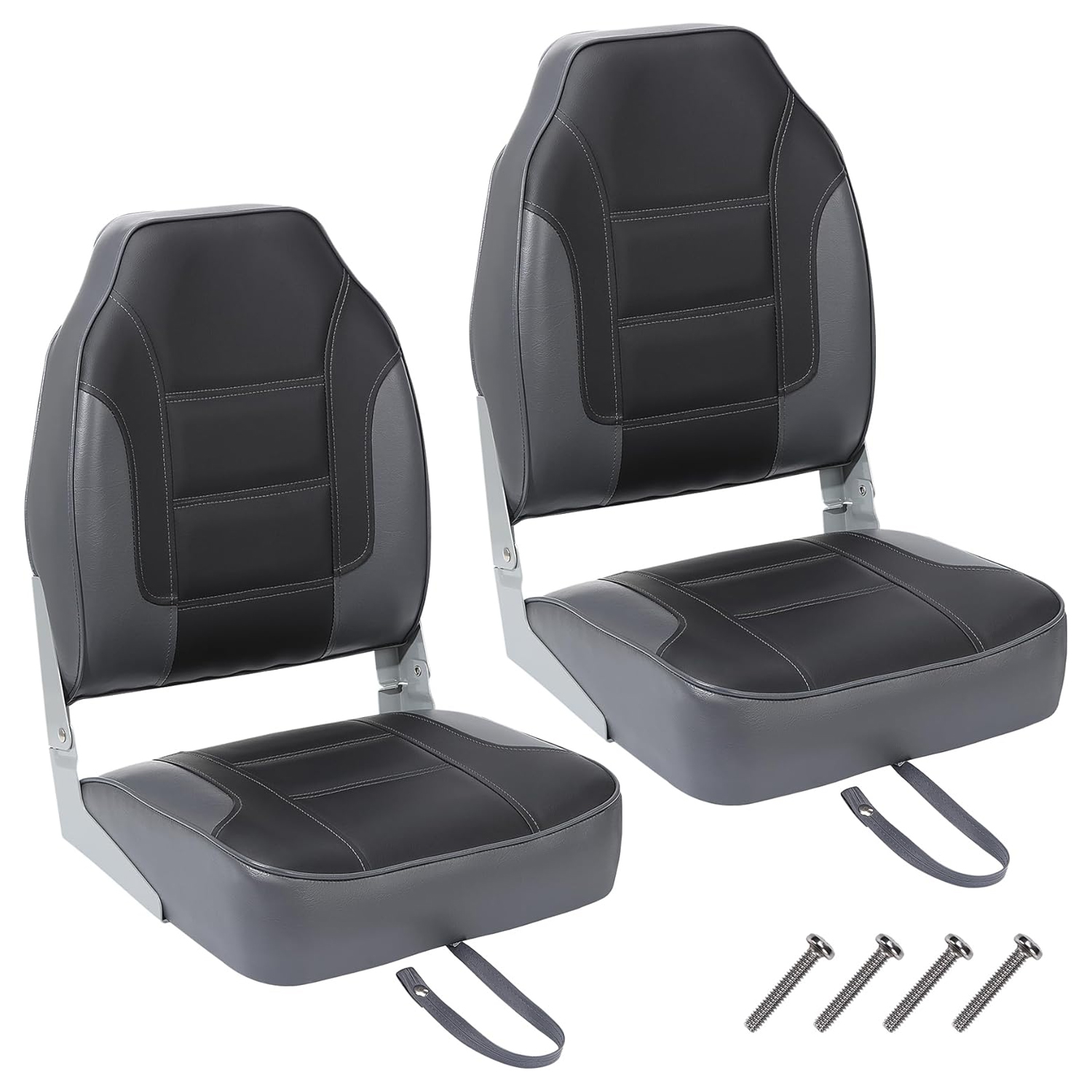 2 Pack Folding Boat Seats, Hig – Fishing Boat Seat recenzja i cena
