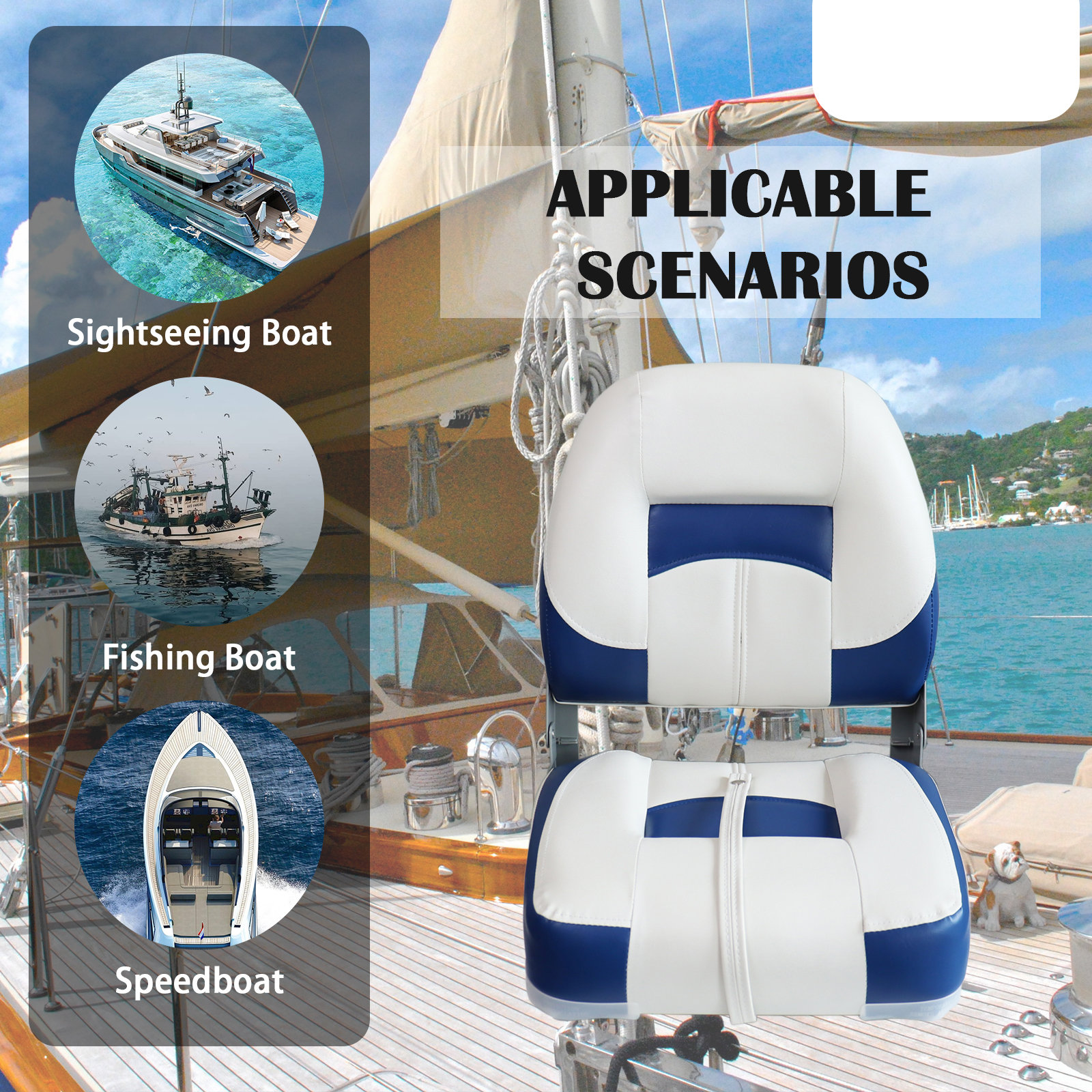 Folding Bass Boat Seats Classi – Fishing Boat Seat recenzja i cena