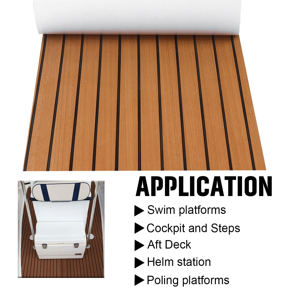 2400X600x6mm Self-Adhesive EVA – Fishing Boat Paddle recenzja i cena