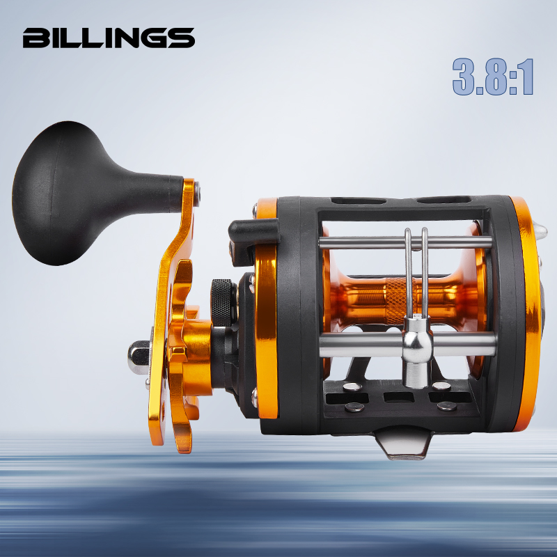 BILLINGS Trolling Drum Reel 33 – Fishing Boat Steering Wheel recenzja i cena