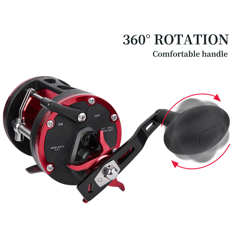 BILLINGS Trolling Drum Reel 33 – Fishing Boat Steering Wheel recenzja i cena