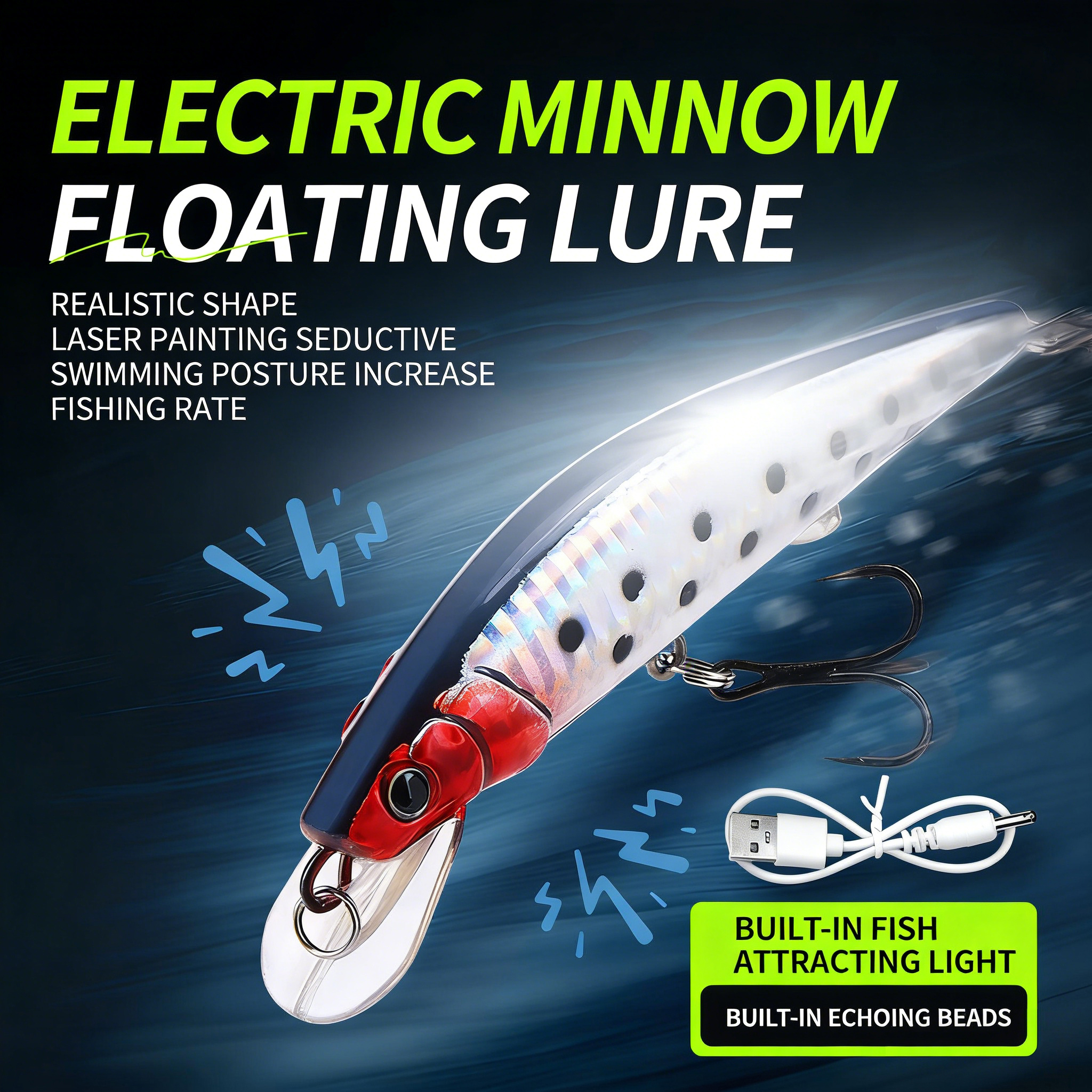 Simulated Fishing Lures Bait E – Fishing Boat Navigation Light recenzja i cena