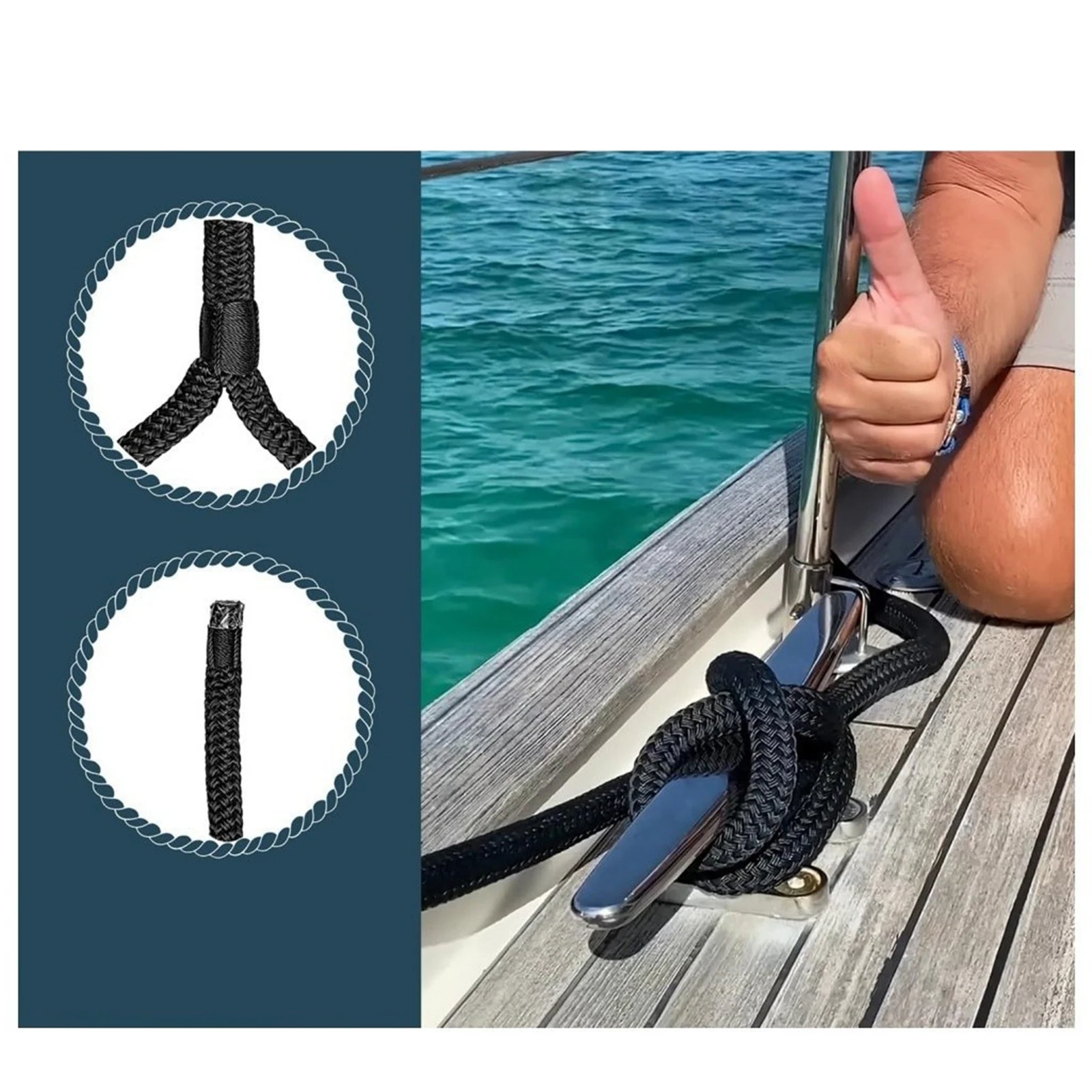 Marine Dock Rope Nylon Docking – Fishing Boat Anchor recenzja i cena
