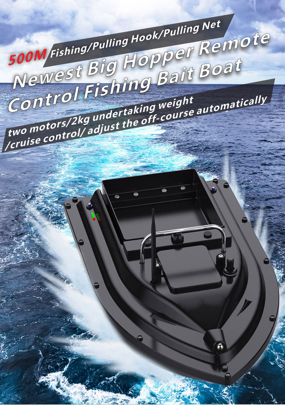 Bait Boat With GPS Positioning – Fishing Boat Gps recenzja i cena