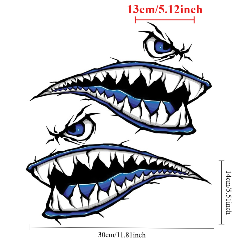 2PCS Shark Teeth Mouth Boat St – Fishing Boat Anchor recenzja i cena