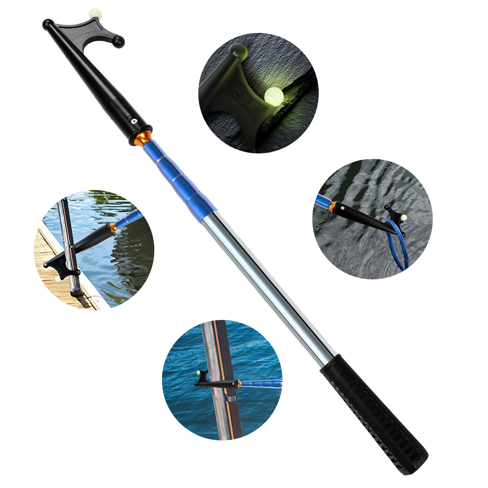 SANLIKE Telescoping Boat Hooks – Fishing Boat Oar recenzja i cena