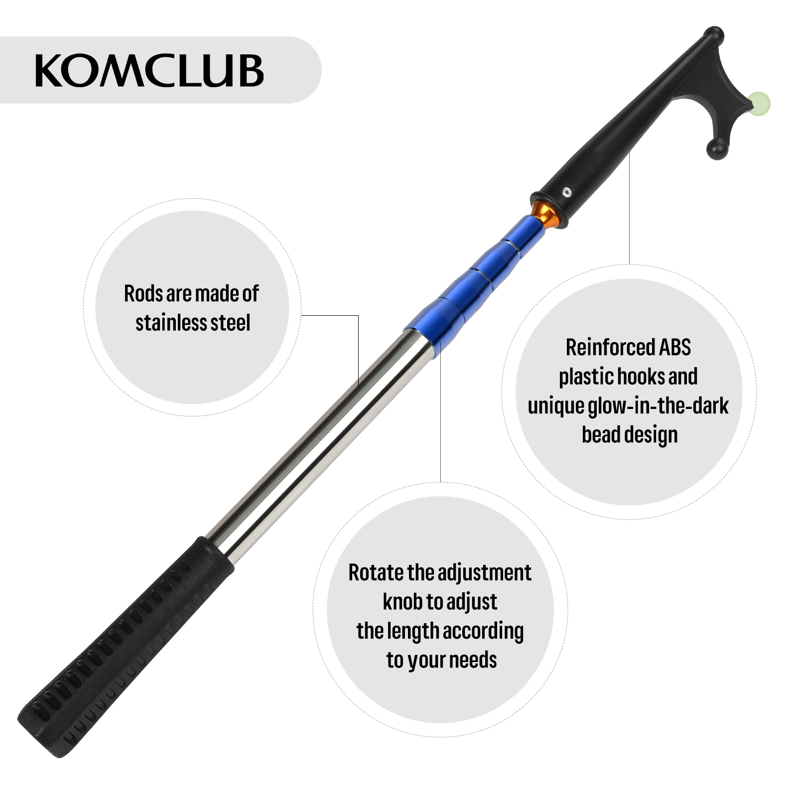 SANLIKE Telescoping Boat Hooks – Fishing Boat Oar recenzja i cena