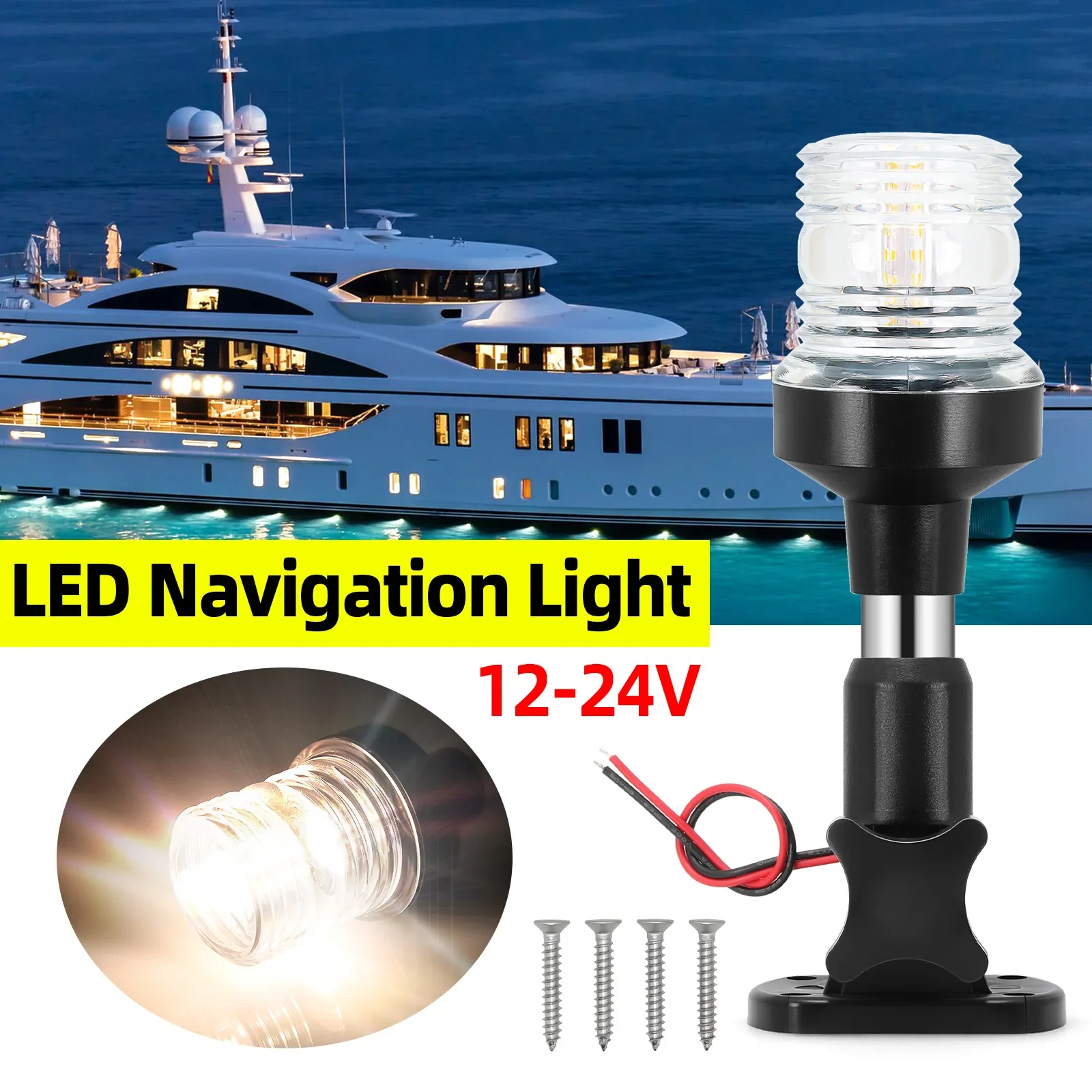 AD 12-24V Navigation Light 6in – Fishing Boat Paddle recenzja i cena