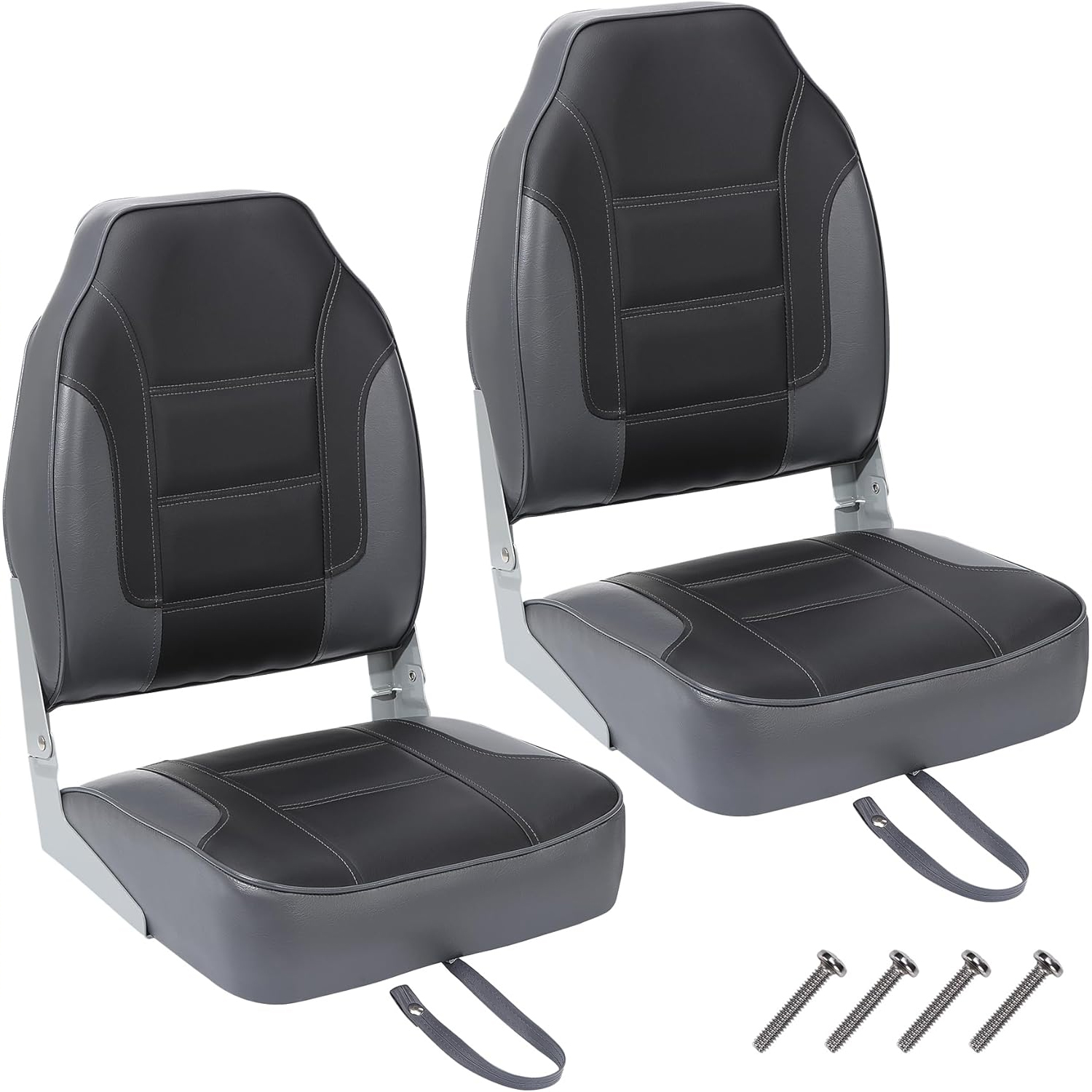 2 Pack Folding Boat Seats, Hig – Fishing Boat Seat recenzja i cena