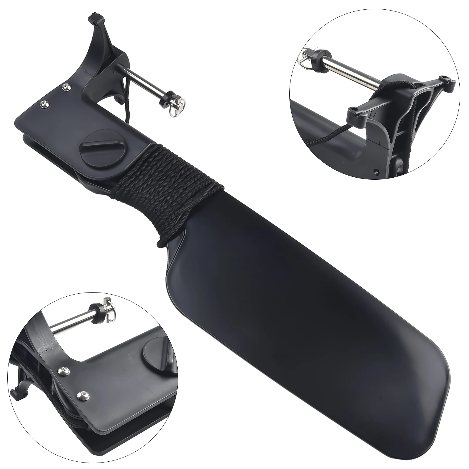 For Kayak Big Tail Rudder with – Fishing Boat Steering Wheel recenzja i cena