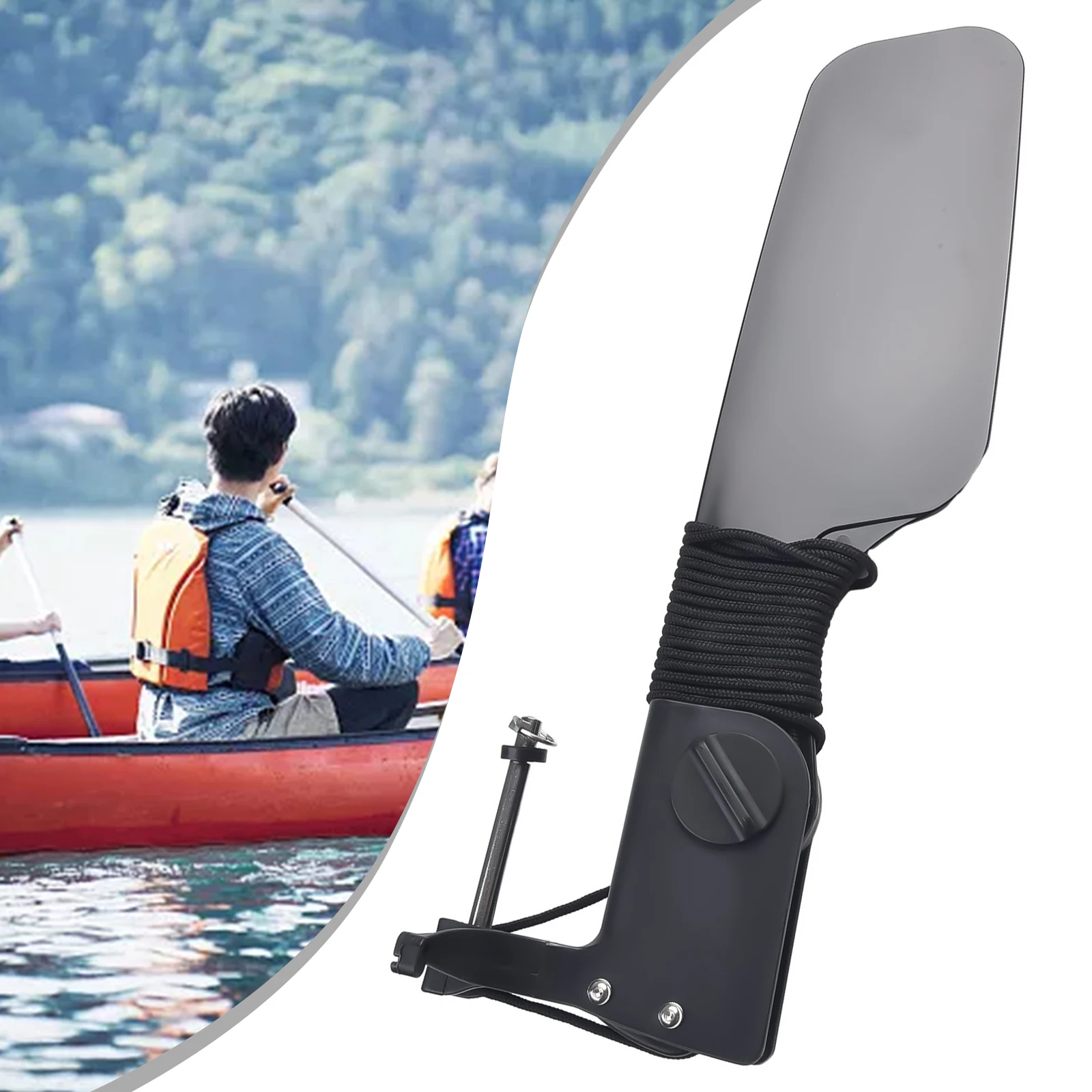 For Kayak Big Tail Rudder with – Fishing Boat Steering Wheel recenzja i cena