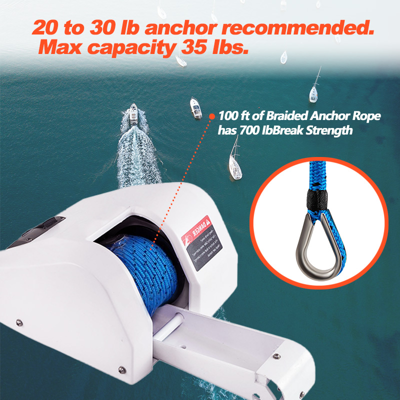 Electric Anchor Winch for Pont – Fishing Boat Anchor recenzja i cena