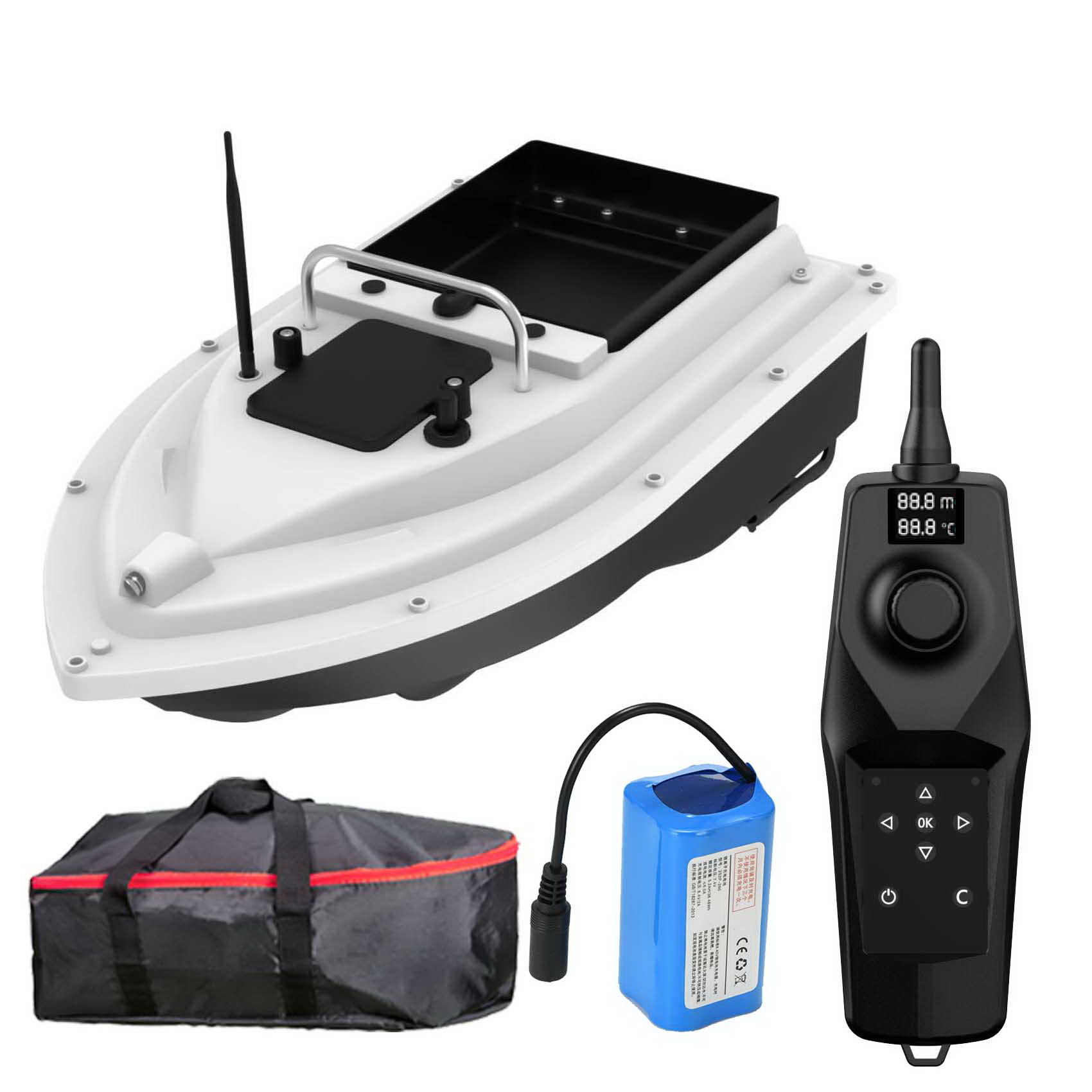 D36 RC Fishing Bait Boat with  – Fishing Boat Trailer recenzja i cena