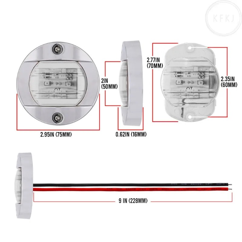 For Yacht Fishing Vessel 12V/2 – Fishing Boat Navigation Light recenzja i cena