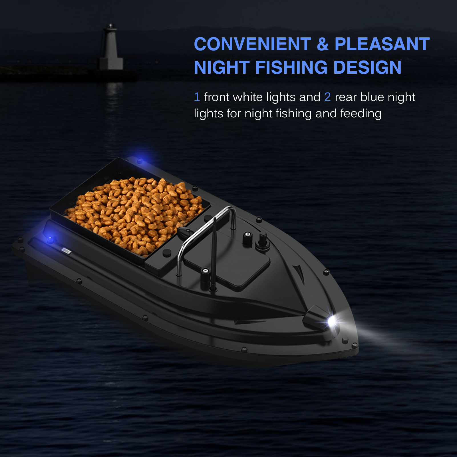 D16E GPS Fishing Bait Boat wit – Fishing Boat Gps recenzja i cena